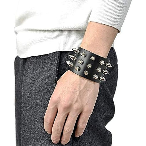 Teeze Me Wrist Cuff Studded and Spiked - Collars and Leads