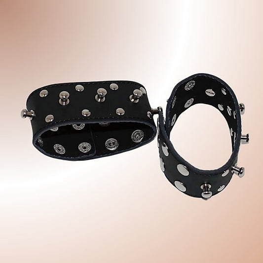 MonkeyDungeon Wrist & Ankle Cuffs Spiked & Studded - Cuffs and Restraints