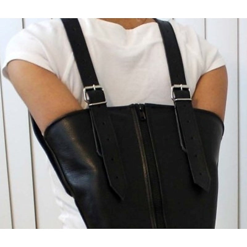 Premium Bondage Leather Arm Binder By Bdstyle - Cuffs and Restraints