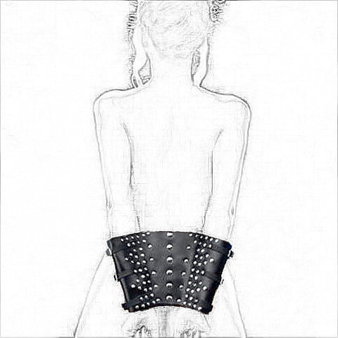 BDStyle, Buckle Up Leather Wrist Cuffs - Cuffs and Restraints