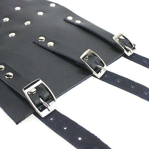 BDStyle, Buckle Up Leather Wrist Cuffs - Cuffs and Restraints
