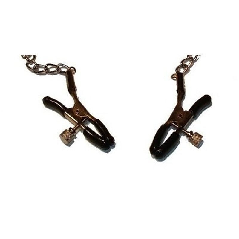 O-Ring Gag with Nipple Clamps Thin by BDStyle - Bondage Gags and Bits