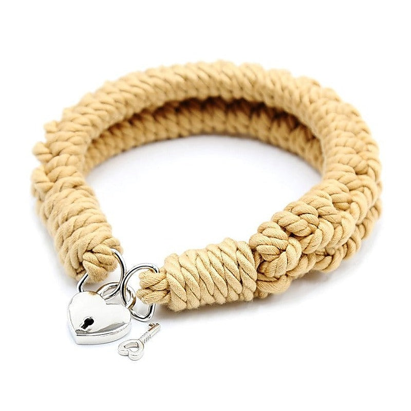 Hemp Rope Bondage Collar by BDStyle - Cuffs and Restraints