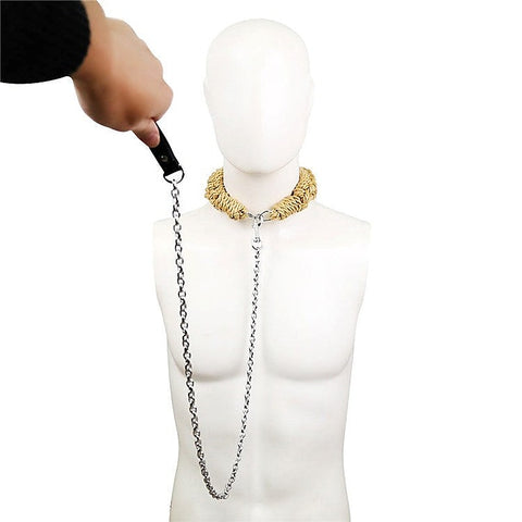 Hemp Rope Bondage Collar by BDStyle - Cuffs and Restraints