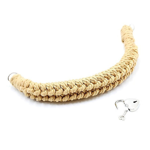 Hemp Rope Bondage Collar by BDStyle - Cuffs and Restraints