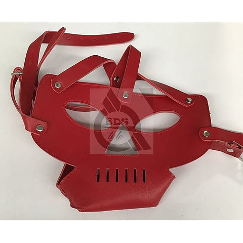 Hannibal Prison Hood PVC with Punisher Muzzle - Bondage Hoods