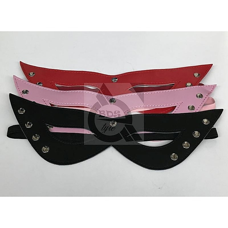 Prisicilla Ladies Kittie Mask With Studs By Bdstyle - Fancy Dress Ups