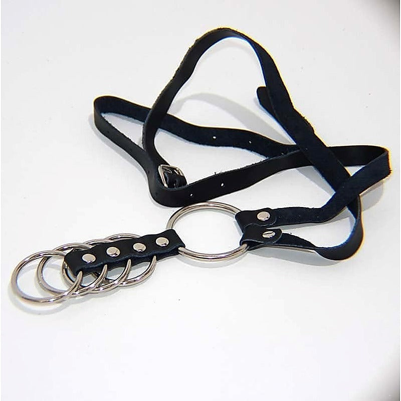 Gates Of Hell Harness 2 Rings By Bdstyle - Male Chastity