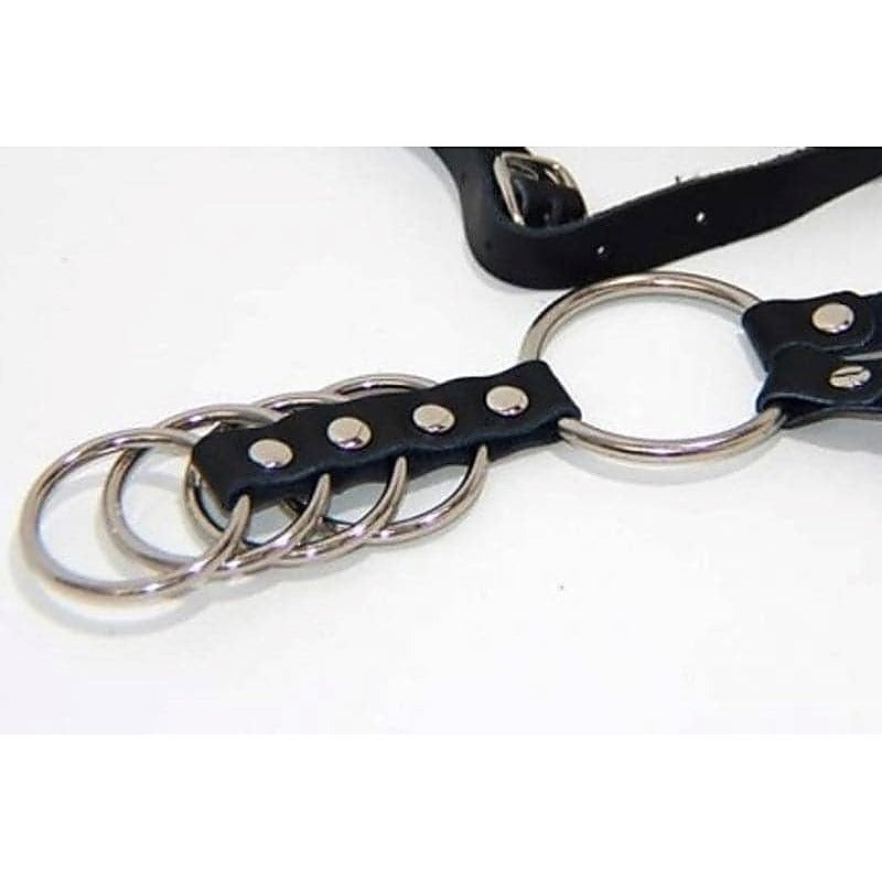 Gates Of Hell Harness 2 Rings By Bdstyle - Male Chastity