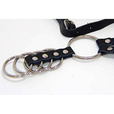 Gates Of Hell Harness 2 Rings By Bdstyle - Male Chastity