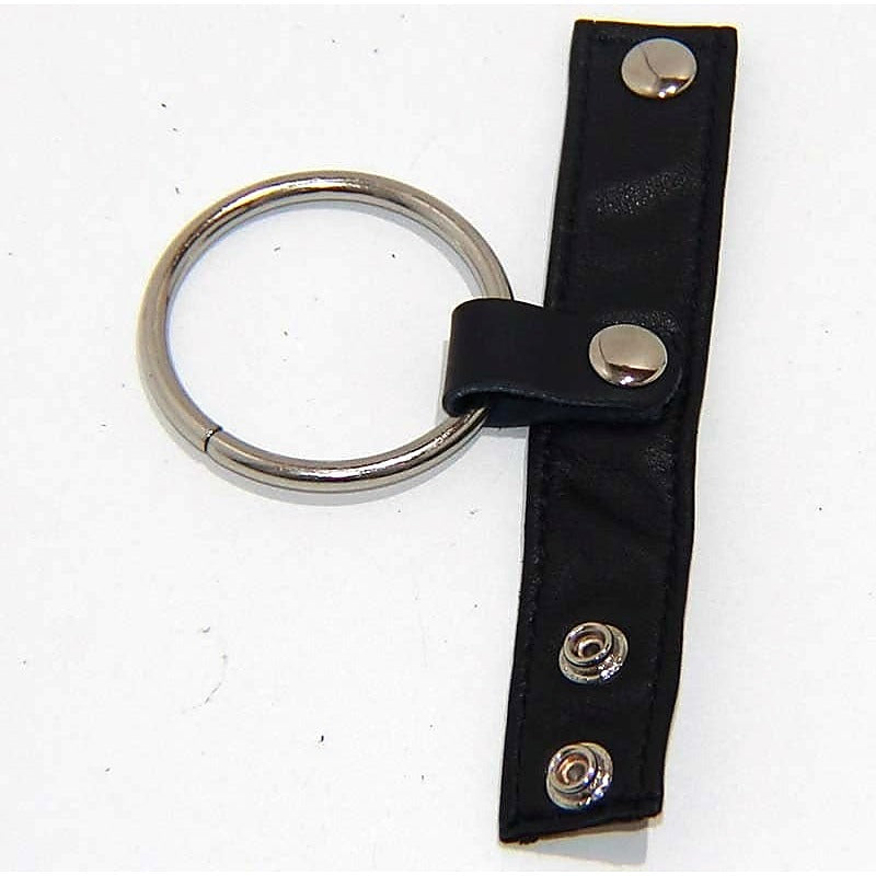 Jaderope Cockring Leather And Metal By Bdstyle - Cock Rings