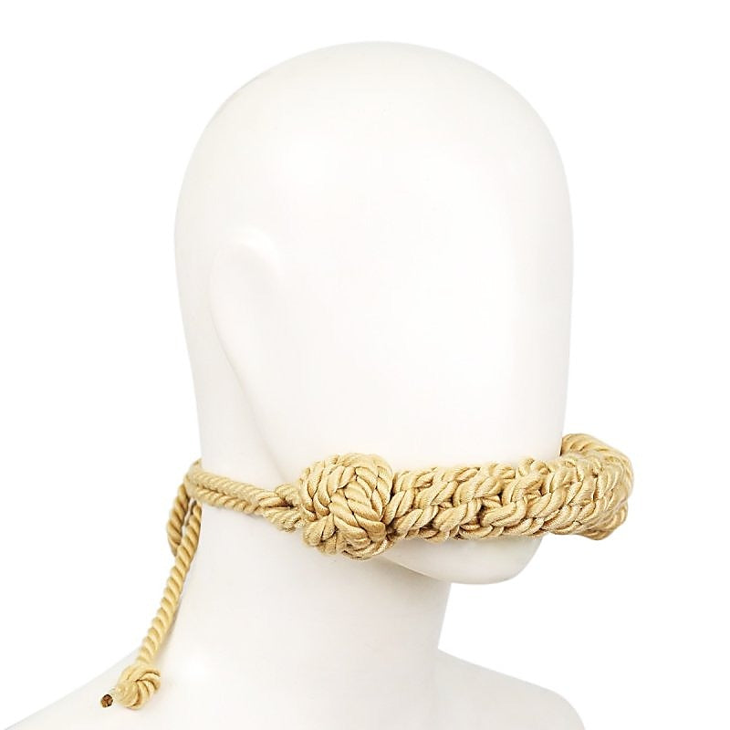 Hemp Rope Mouth Gag - Cuffs and Restraints