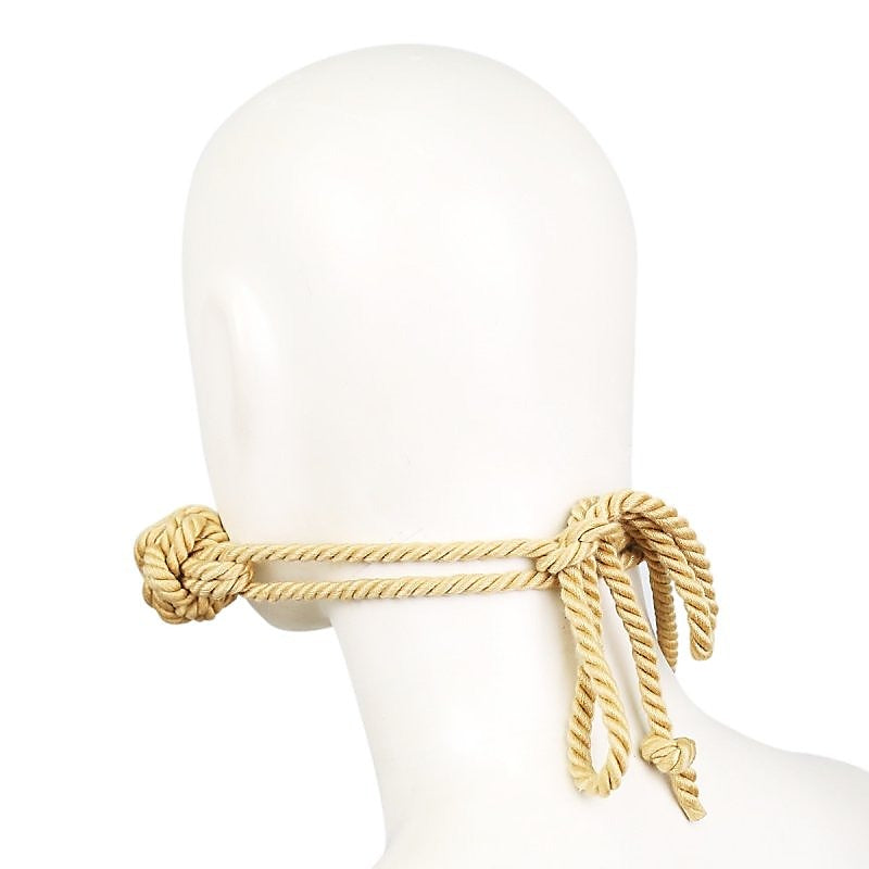 Hemp Rope Mouth Gag - Cuffs and Restraints