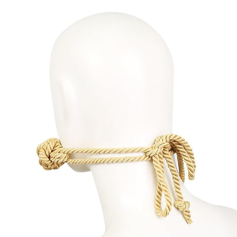 Hemp Rope Mouth Gag - Cuffs and Restraints