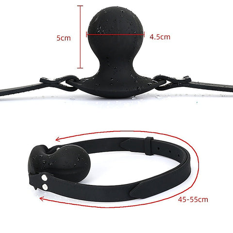 Electric Shock Ball Mouth Gag - Bondage Gags and Bits
