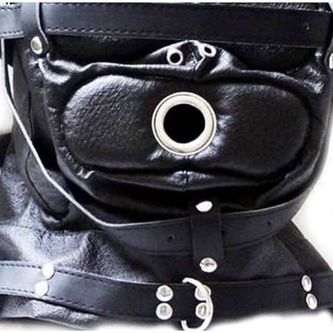 Sensory Deprivation Hood Leather By Bdstyle - Bondage Hoods