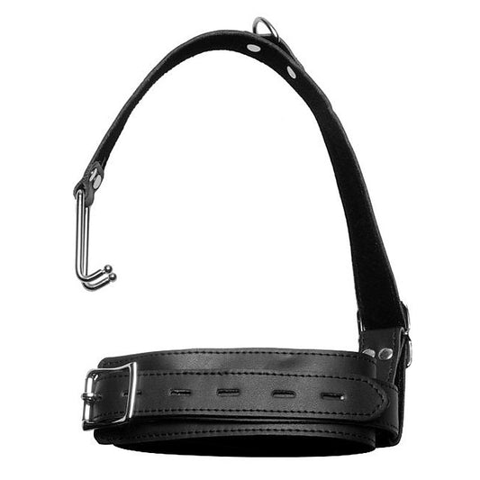 Thick Bondage Collar with Nose Hook