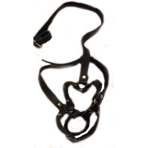 Literotica O Ring Gag Open Mouth Gag Light PVC - Bondage Gags and Bits