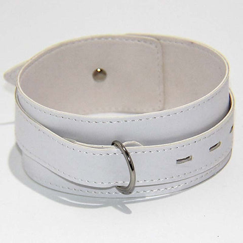 BDStyle Collar Adjustable White Light PVC - Collars and Leads