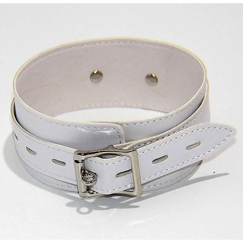 BDStyle Collar Adjustable White Light PVC - Collars and Leads