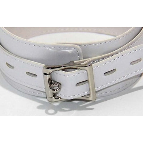 BDStyle Collar Adjustable White Light PVC - Collars and Leads