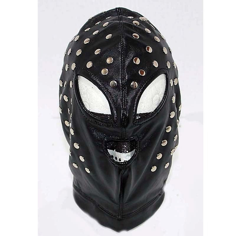 Achilles Stretch Faux Leather Extreme Hood - Bondage Hoods