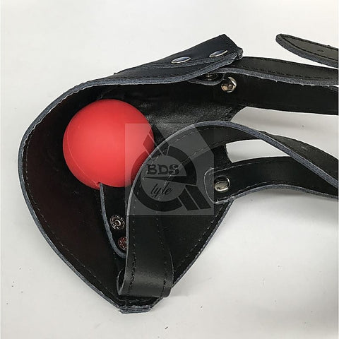 Thin Bondage Face Harness & Ball Gag By Bdstyle - Bondage Gags and Bits