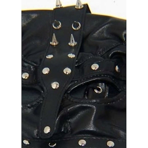 Spiked Bondage Hood Leather - Bondage Hoods
