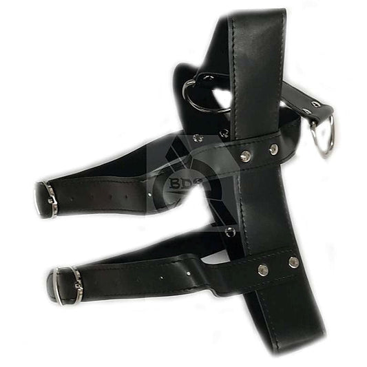 Bondage Head Harness Hanger Thick - Masks And Blindfolds