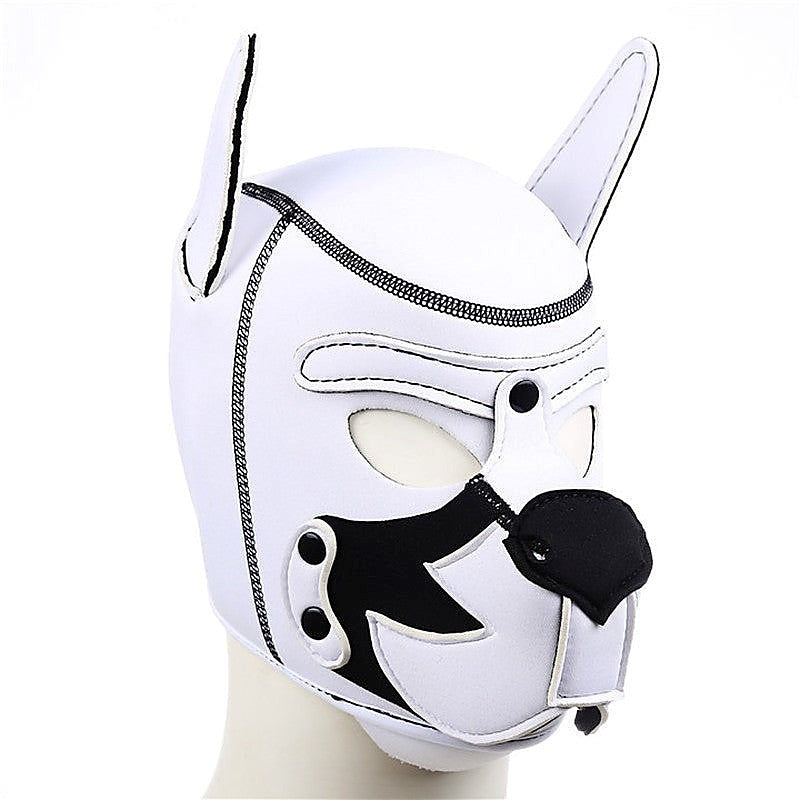 Faux Leather Pig Hood by BDStyle - Bondage Hoods