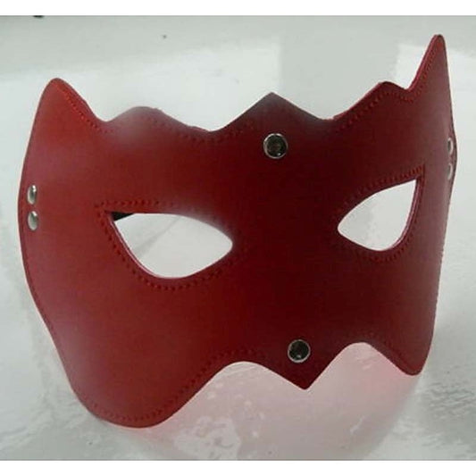 Cat PVC Eye Mask Red Heavy by BDStyle - Fancy Dress Ups