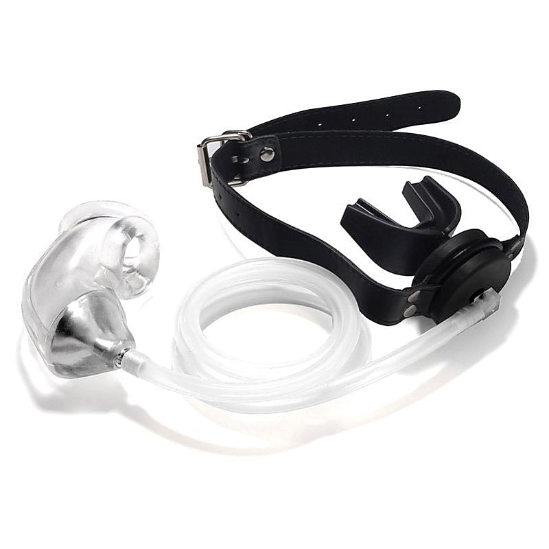 Piss Urinal With Cock Cage - Male Chastity