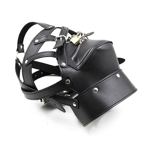 BDSM Hood Harness & Muzzle Thin - Bondage Hoods