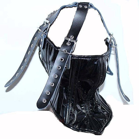 Neck Corset Head Harness Leather By Bdstyle - Cuffs and Restraints