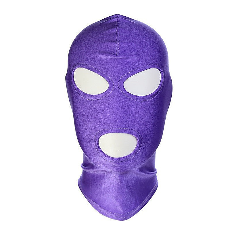 Fantasy Spandex 3 Hole Hood - Bondage Hoods