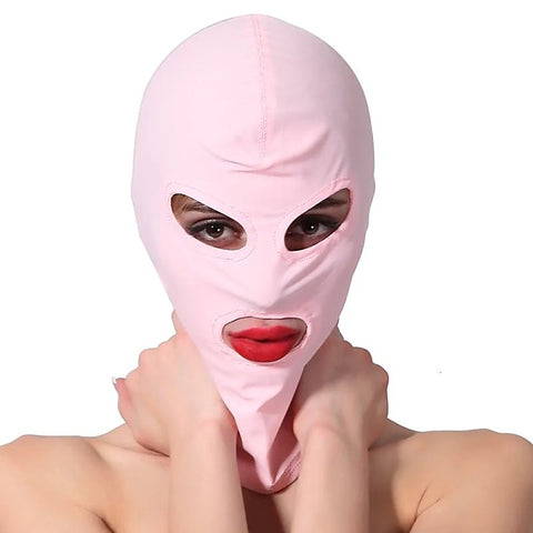 Fantasy Spandex 3 Hole Hood - Bondage Hoods