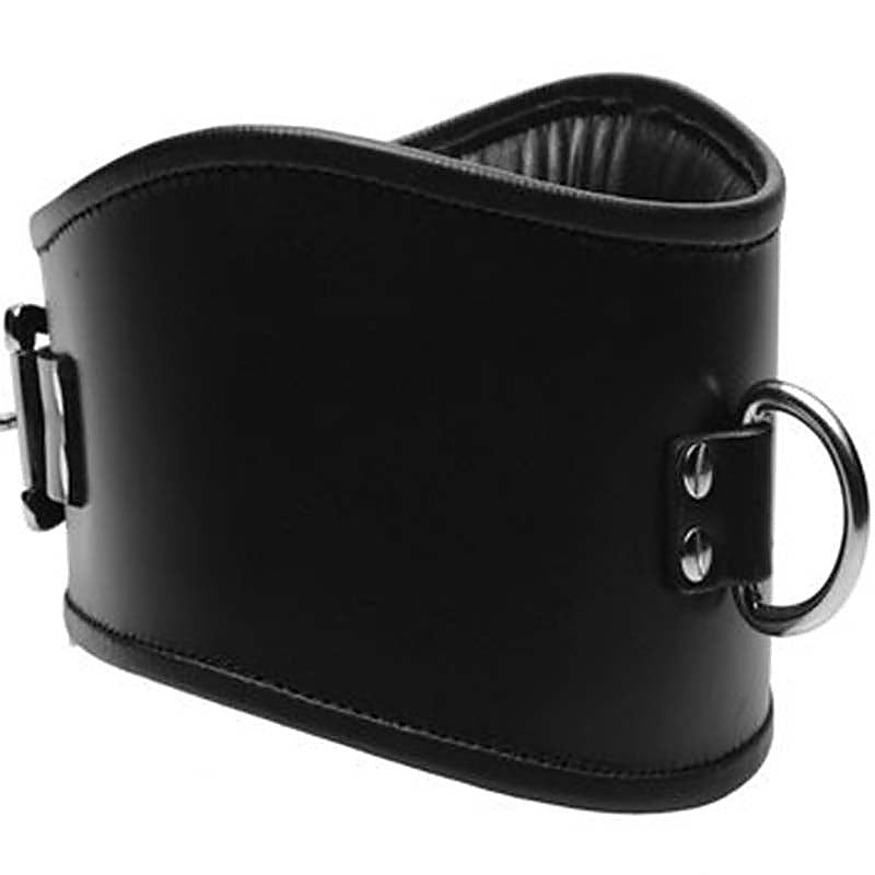BDStyle Fetish Neck Posture Collar - Bondage Accessory with D-Ring - Collars and Leads