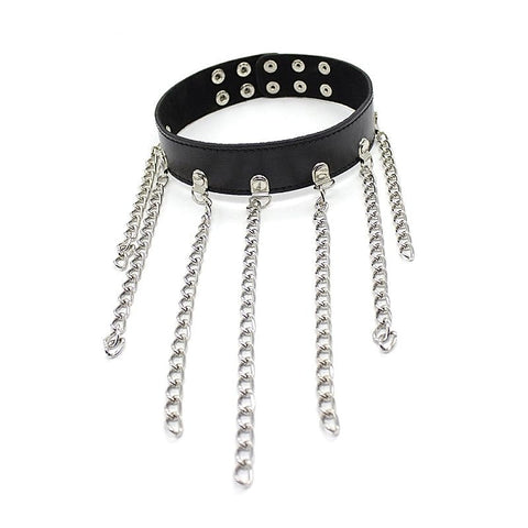 Neck Collar With Chains - Collars and Leads