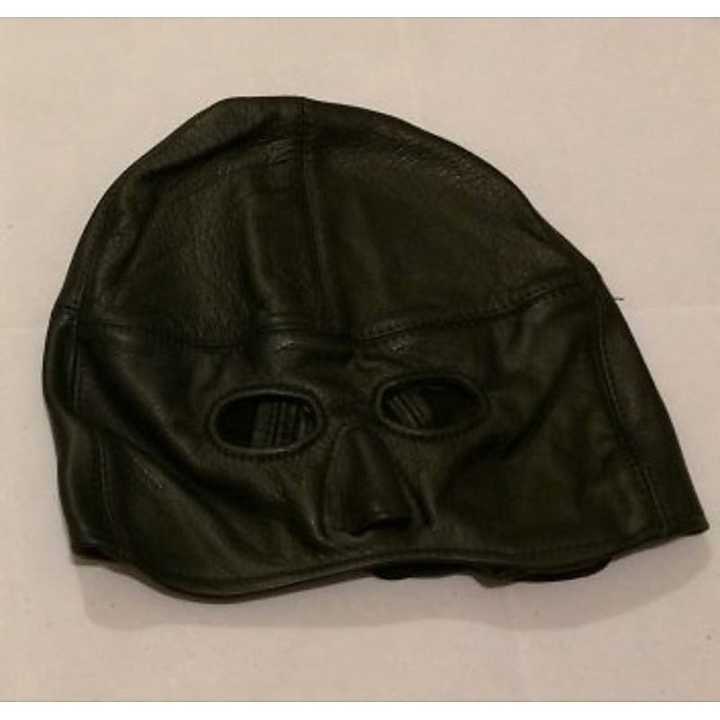 Leather Addicts Bondage Hood with Open Chin Leather - Bondage Hoods