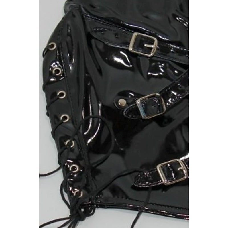 Multiplex Bondage Hood Faux Leather - Bondage Hoods