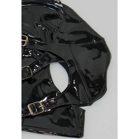 Multiplex Bondage Hood Faux Leather - Bondage Hoods