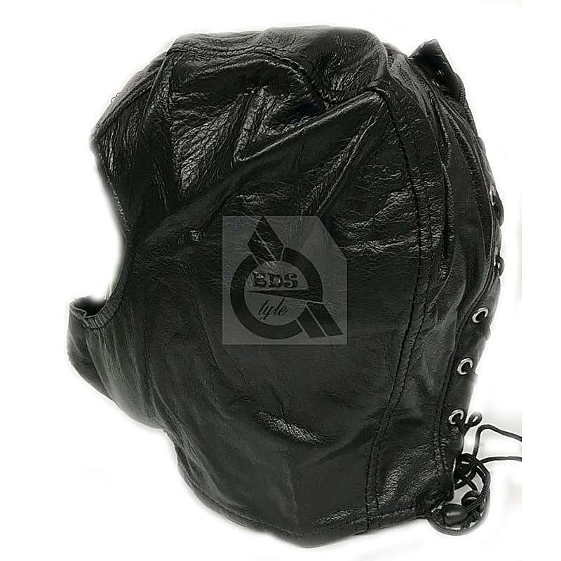 BDSM Open Face Mask Faux Leather by BDStyle - Masks And Blindfolds
