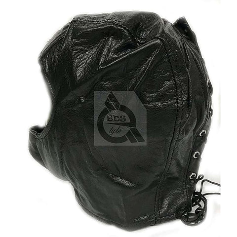 BDSM Open Face Mask Faux Leather by BDStyle - Masks And Blindfolds