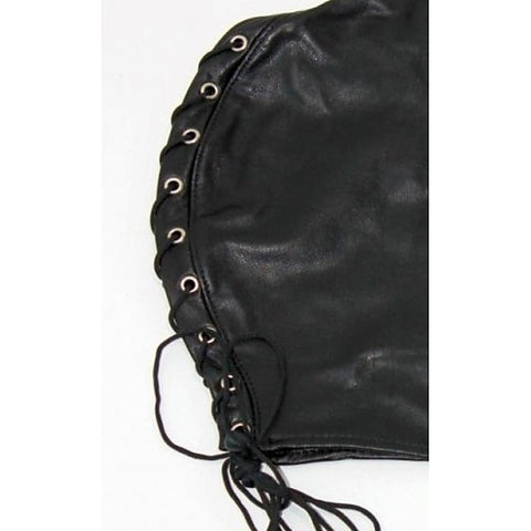 Open Eyed BDSM Hood Faux Leather - Bondage Hoods