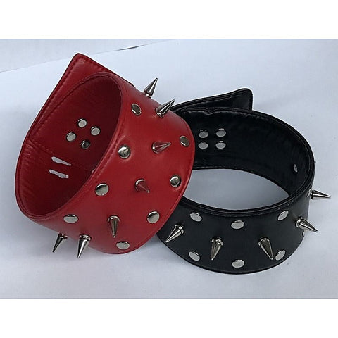 Bondage Classic Short Spike Collar - Metal Vibrators