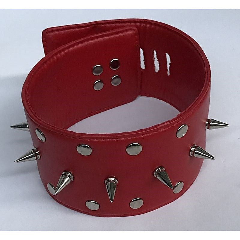 Bondage Classic Short Spike Collar - Metal Vibrators