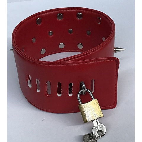 Bondage Classic Short Spike Collar - Metal Vibrators