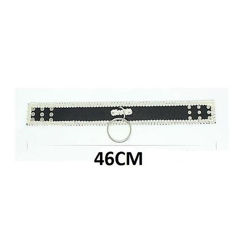 Lustful Studded and Laced Collar Heavy - Collars and Leads
