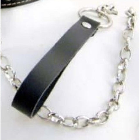 BDStyle Evil Bondage - Spiked Leather Collar with Lead