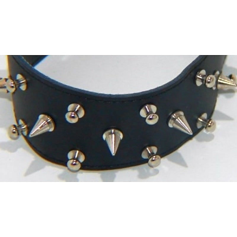 Rocky Studded & Spiked Collar Light By Bdstyle - Collars and Leads